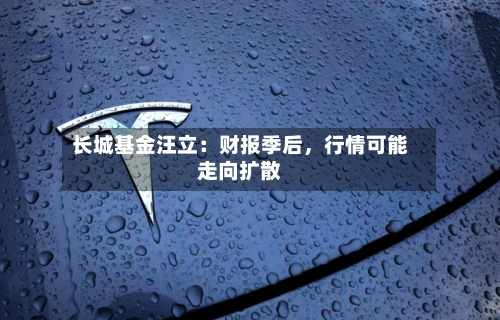长城基金汪立：财报季后，行情可能走向扩散-第2张图片