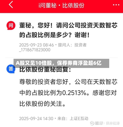 A股又见10倍股	，保荐券商浮盈超6亿-第3张图片