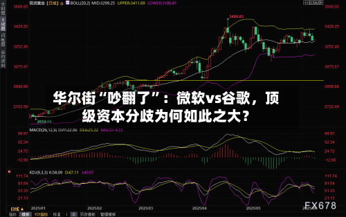 华尔街“吵翻了”：微软vs谷歌，顶级资本分歧为何如此之大？-第2张图片