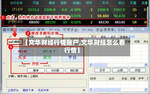 【文华财经行情账户,文华财经怎么看行情】
