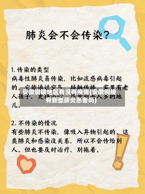 安徽铜陵地区有没有疫情(安徽铜陵有新型肺炎患者吗)