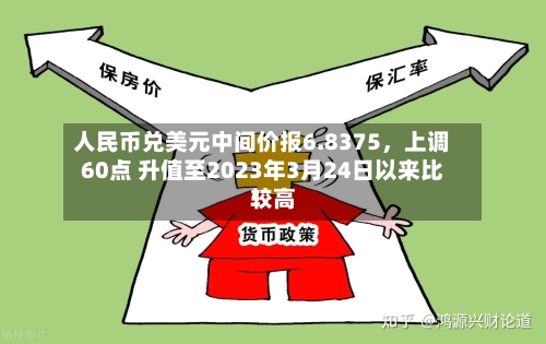 人民币兑美元中间价报6.8375	，上调60点 升值至2023年3月24日以来比较高！-第2张图片