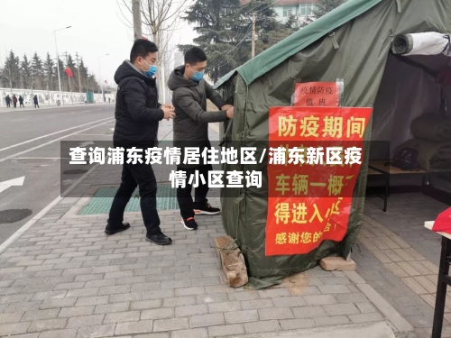 查询浦东疫情居住地区/浦东新区疫情小区查询