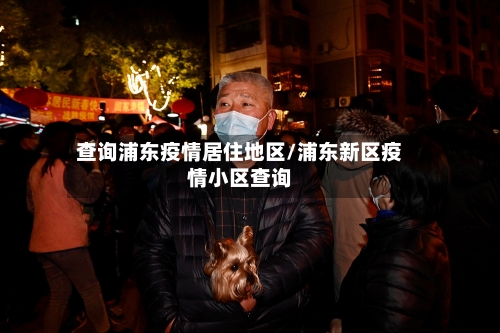 查询浦东疫情居住地区/浦东新区疫情小区查询-第3张图片