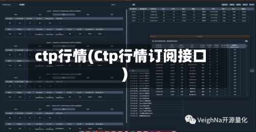 ctp行情(Ctp行情订阅接口)