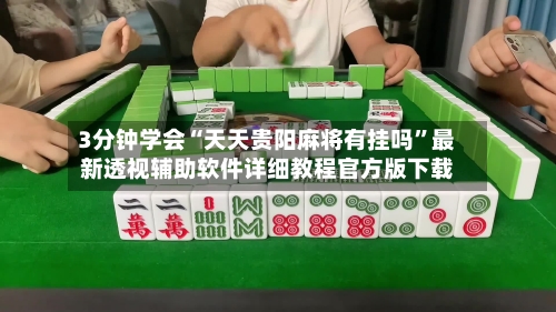 3分钟学会“天天贵阳麻将有挂吗”最新透视辅助软件详细教程官方版下载-第2张图片