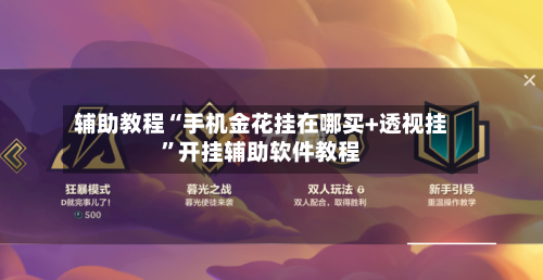 辅助教程“手机金花挂在哪买+透视挂”开挂辅助软件教程-第2张图片