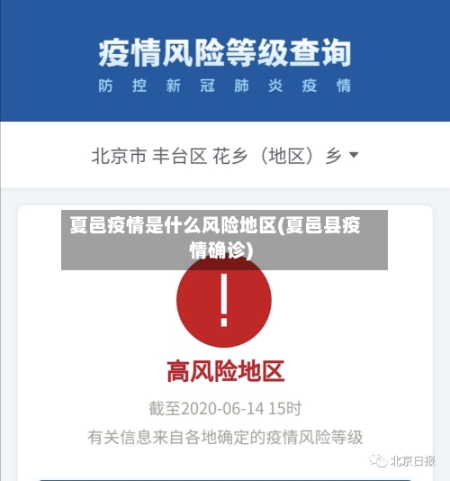 夏邑疫情是什么风险地区(夏邑县疫情确诊)-第2张图片