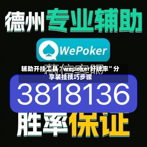 辅助开挂工具“wepoker好牌率	”分享装挂技巧步骤-第2张图片