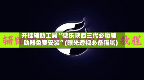 开挂辅助工具“微乐陕西三代必赢辅助器免费安装”(曝光透视必备猫腻)-第2张图片