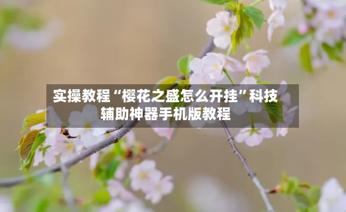 实操教程“樱花之盛怎么开挂”科技辅助神器手机版教程-第2张图片