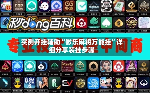 实测开挂辅助“微乐麻将万能挂”详细分享装挂步骤-第3张图片