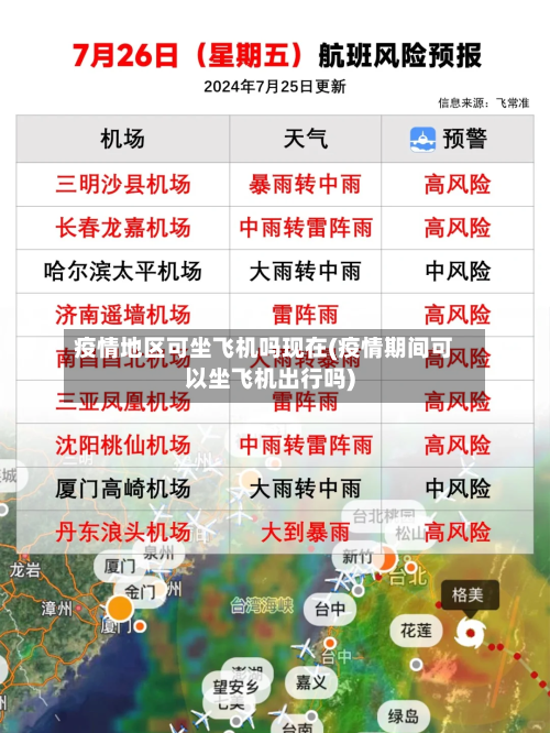 疫情地区可坐飞机吗现在(疫情期间可以坐飞机出行吗)-第3张图片