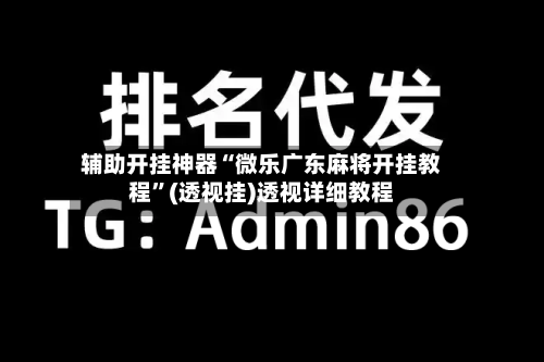 辅助开挂神器“微乐广东麻将开挂教程	”(透视挂)透视详细教程-第3张图片