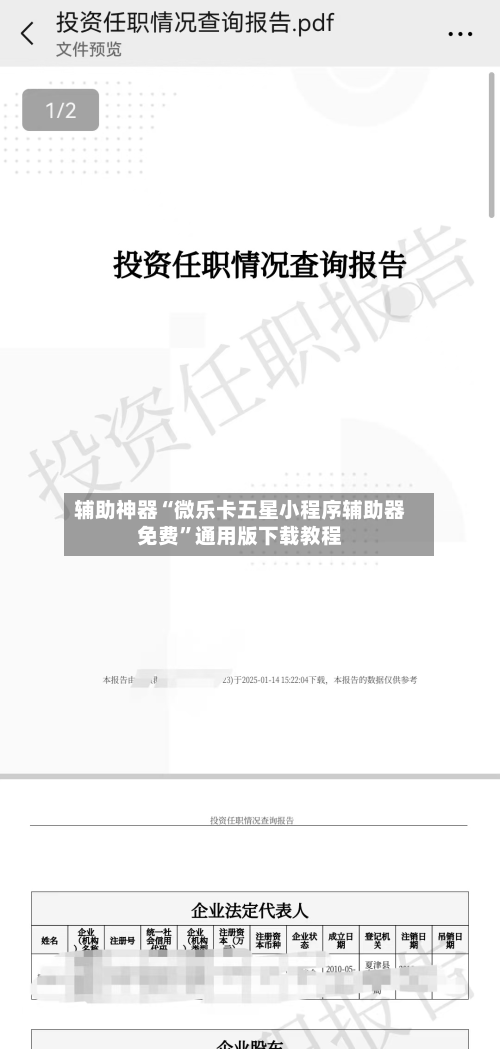 辅助神器“微乐卡五星小程序辅助器免费	”通用版下载教程-第2张图片