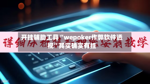 开挂辅助工具“wepoker作弊软件透视”其实确实有挂-第3张图片