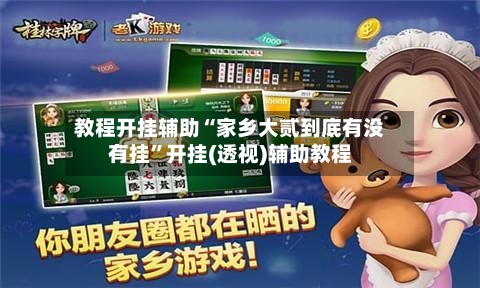 教程开挂辅助“家乡大贰到底有没有挂”开挂(透视)辅助教程-第3张图片