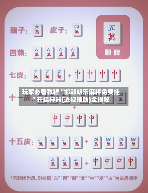 玩家必看教程“邯郸胡乐麻将免费挂	”开挂神器{透视辅助}全揭秘-第2张图片