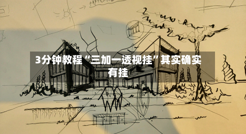 3分钟教程“三加一透视挂	”其实确实有挂-第3张图片