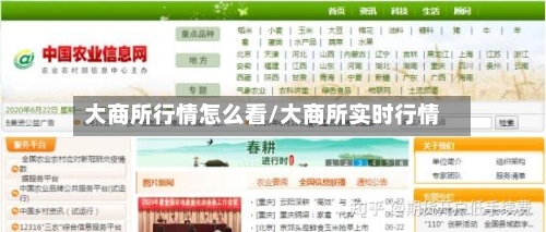 大商所行情怎么看/大商所实时行情-第3张图片