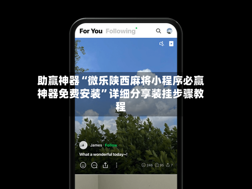 助赢神器“微乐陕西麻将小程序必赢神器免费安装”详细分享装挂步骤教程