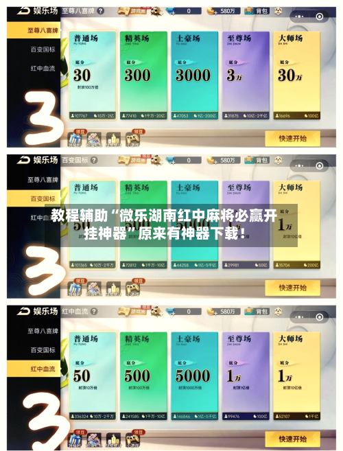 教程辅助“微乐湖南红中麻将必赢开挂神器	”原来有神器下载！-第2张图片