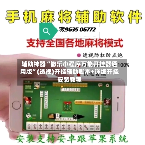 辅助神器“微乐小程序万能开挂器通用版”(透视)开挂辅助脚本+详细开挂安装教程-第3张图片