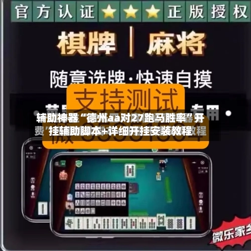 辅助神器“德州aa对27跑马胜率”开挂辅助脚本+详细开挂安装教程-第3张图片