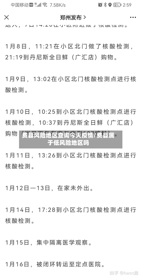 费县风险地区查询今天疫情/费县属于低风险地区吗