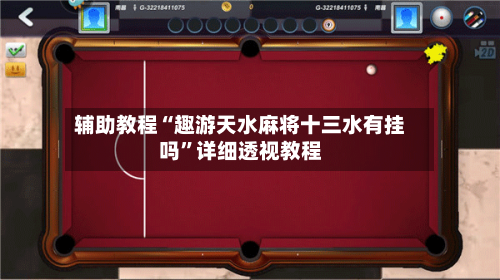 辅助教程“趣游天水麻将十三水有挂吗”详细透视教程-第2张图片