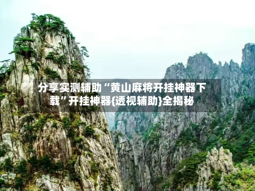分享实测辅助“黄山麻将开挂神器下载	”开挂神器{透视辅助}全揭秘-第2张图片