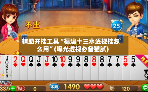 辅助开挂工具“福建十三水透视挂怎么用”(曝光透视必备猫腻)