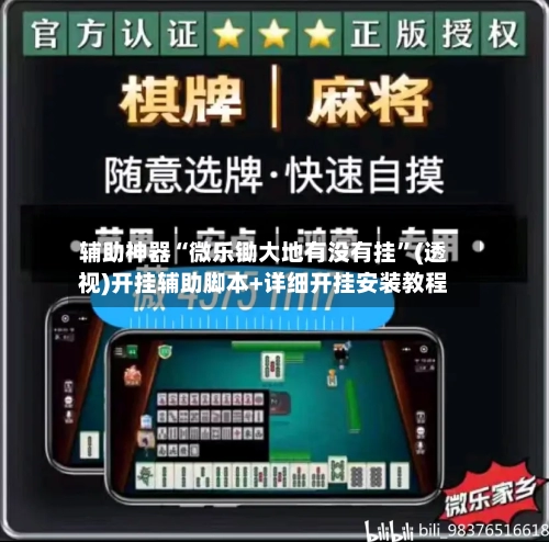 辅助神器“微乐锄大地有没有挂”(透视)开挂辅助脚本+详细开挂安装教程