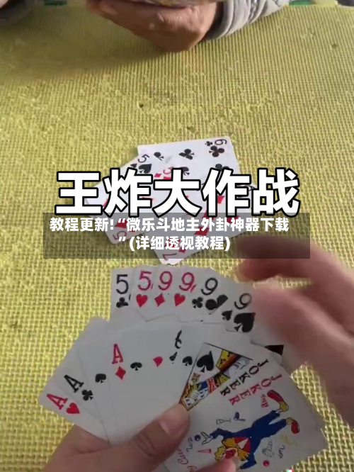 教程更新!“微乐斗地主外卦神器下载	”(详细透视教程)-第3张图片