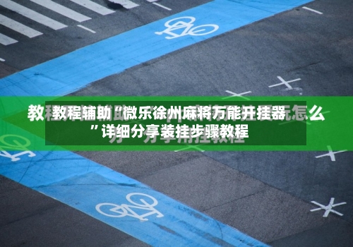 教程辅助“微乐徐州麻将万能开挂器	”详细分享装挂步骤教程-第2张图片