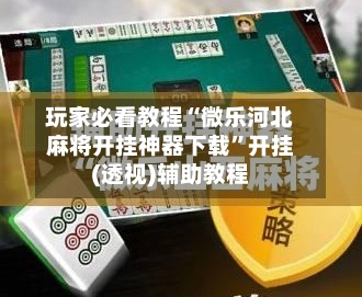 玩家必看教程“微乐河北麻将开挂神器下载”开挂(透视)辅助教程-第2张图片