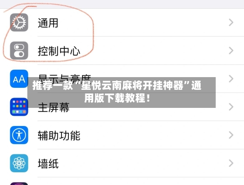 推荐一款“星悦云南麻将开挂神器	”通用版下载教程！-第2张图片