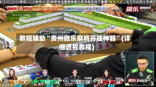 教程辅助“贵州微乐麻将开挂神器”(详细透视教程)