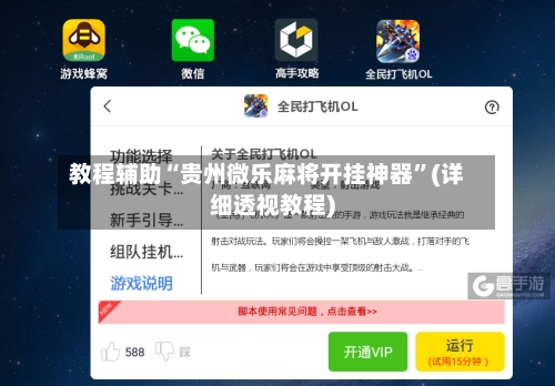 教程辅助“贵州微乐麻将开挂神器”(详细透视教程)-第2张图片