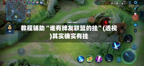 教程辅助“谁有牌友联盟的挂”(透视)其实确实有挂-第3张图片