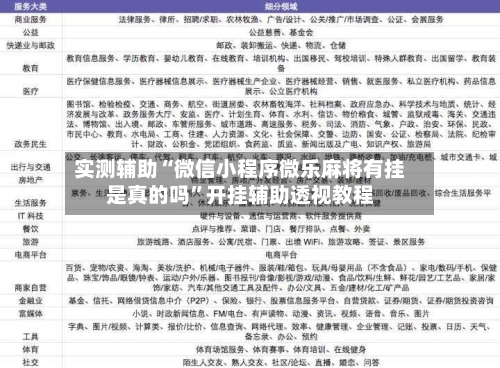 实测辅助“微信小程序微乐麻将有挂是真的吗”开挂辅助透视教程-第2张图片