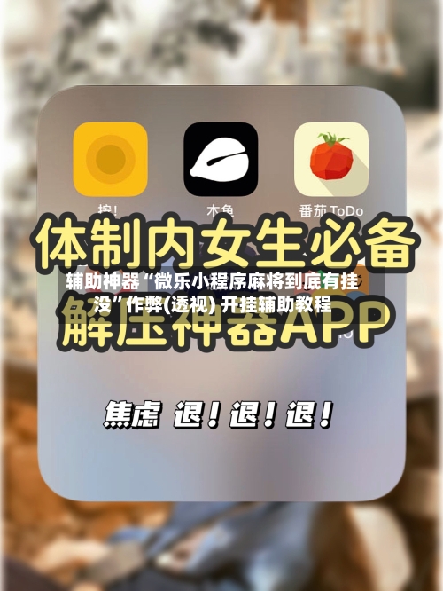 辅助神器“微乐小程序麻将到底有挂没”作弊(透视) 开挂辅助教程-第2张图片