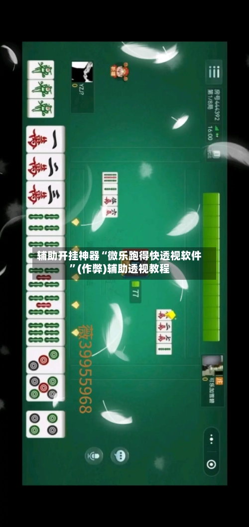 辅助开挂神器“微乐跑得快透视软件”(作弊)辅助透视教程