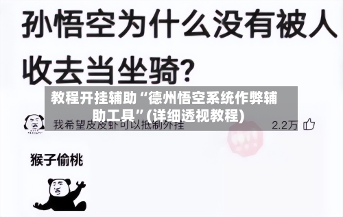 教程开挂辅助“德州悟空系统作弊辅助工具”(详细透视教程)