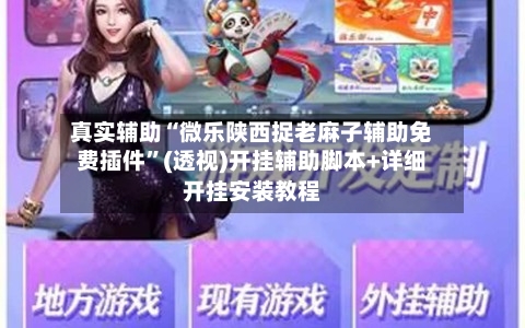 真实辅助“微乐陕西捉老麻子辅助免费插件”(透视)开挂辅助脚本+详细开挂安装教程