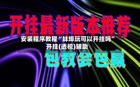 安装程序教程“蚌埠玩可以开挂吗	”开挂(透视)辅助-第2张图片