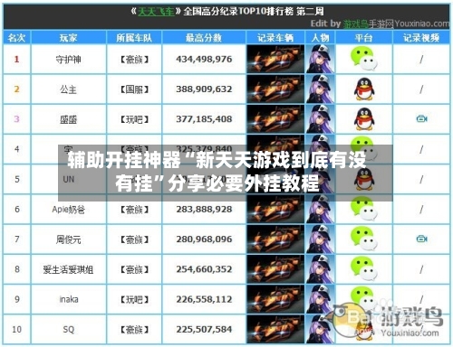 辅助开挂神器“新天天游戏到底有没有挂”分享必要外挂教程