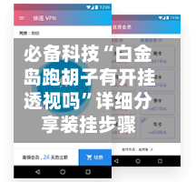 必备科技“白金岛跑胡子有开挂透视吗”详细分享装挂步骤