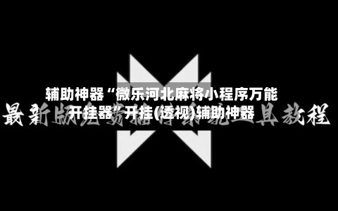 辅助神器“微乐河北麻将小程序万能开挂器”开挂(透视)辅助神器-第3张图片