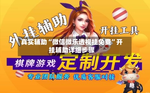 真实辅助“微信微乐透视挂免费”开挂辅助详细步骤-第3张图片